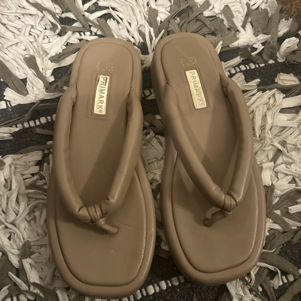 Primark Women's Beige Sandals